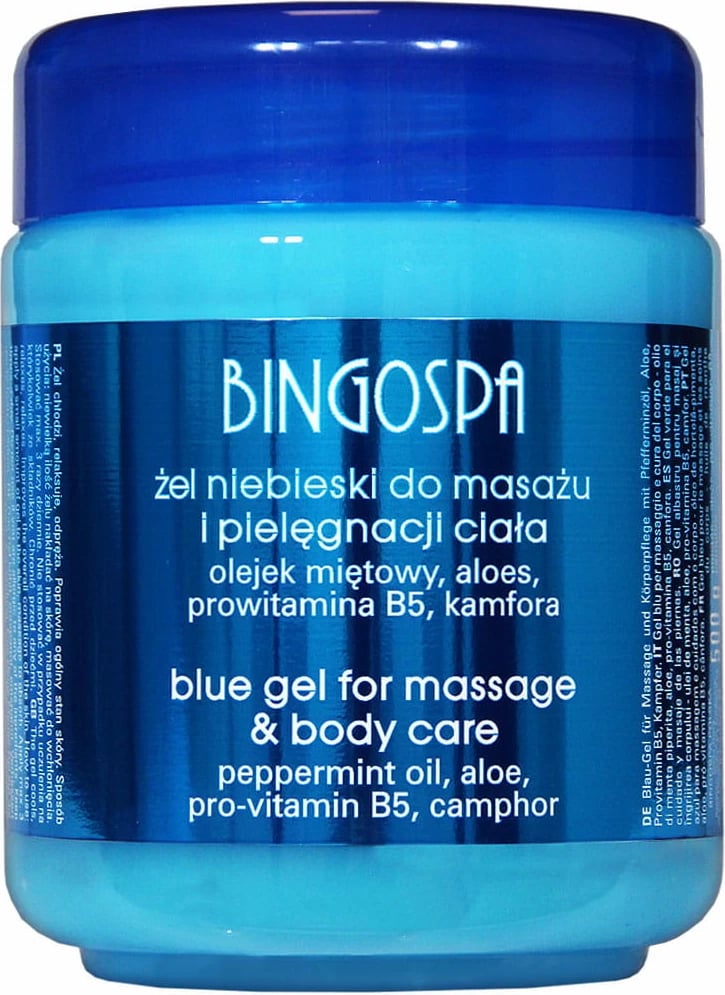 Xhel për masazh trupit BingoSpa Blue Gel 500g