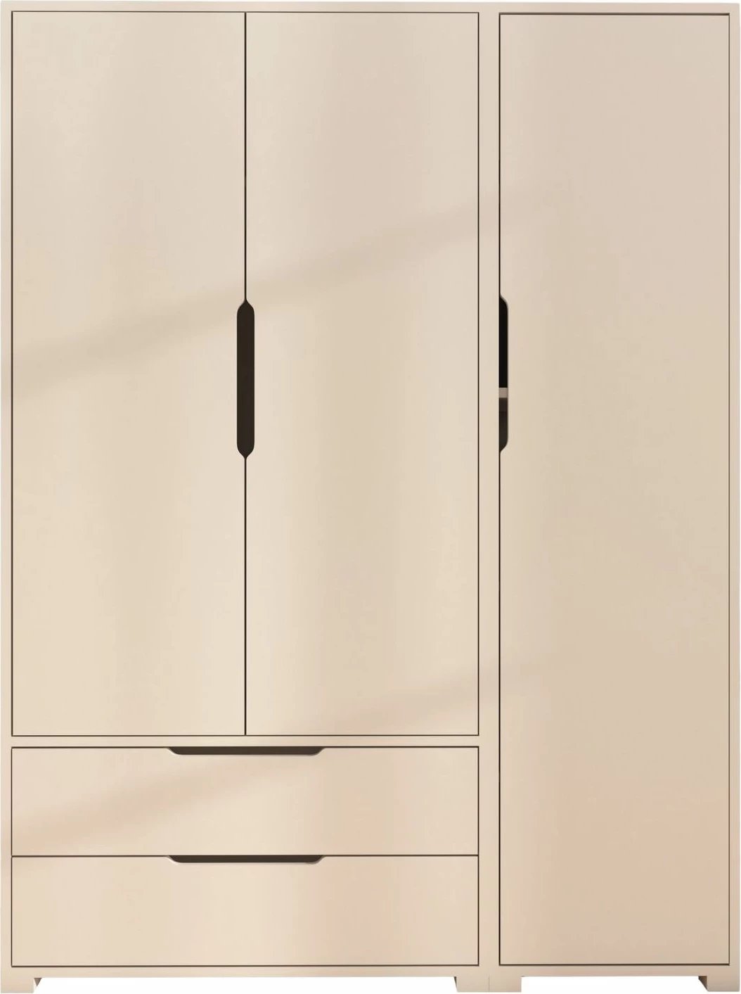 Dollap rrobash Skye Decor, Flora 137, ngjyrë e bardhë