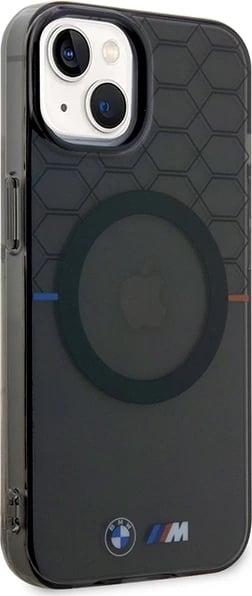 Mbështjellës BMW Pattern MagSafe për iPhone 14 6.1", Gri