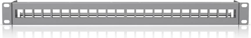 Panel patch i zbrazët Ubiquiti UACC-Rack-Panel-Patch-Blank-24, 24 porta keystone, 1U, Gri