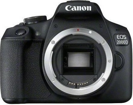 Aparat fotografik Canon EOS 2000D me objektiv 18-55mm, 24.1MP, Full HD, i zi