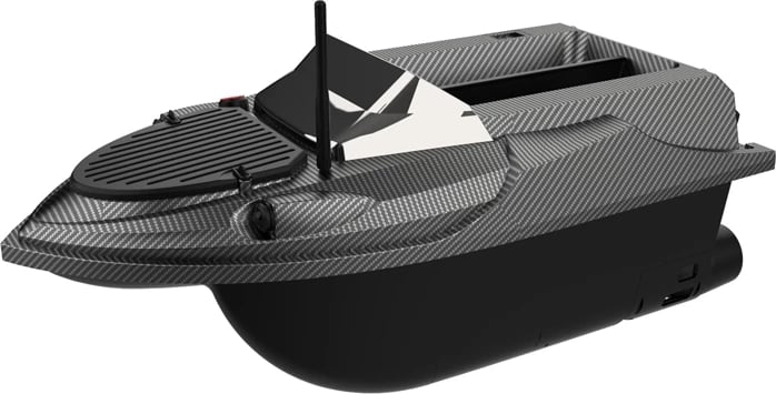 Varkë shpërndarëse karremi me telekomandë, Flytec, V080 Basic, bateri 20000 mAh, GPS 180 pika, dy tanke 3 kg, rreze 800 m, e zezë