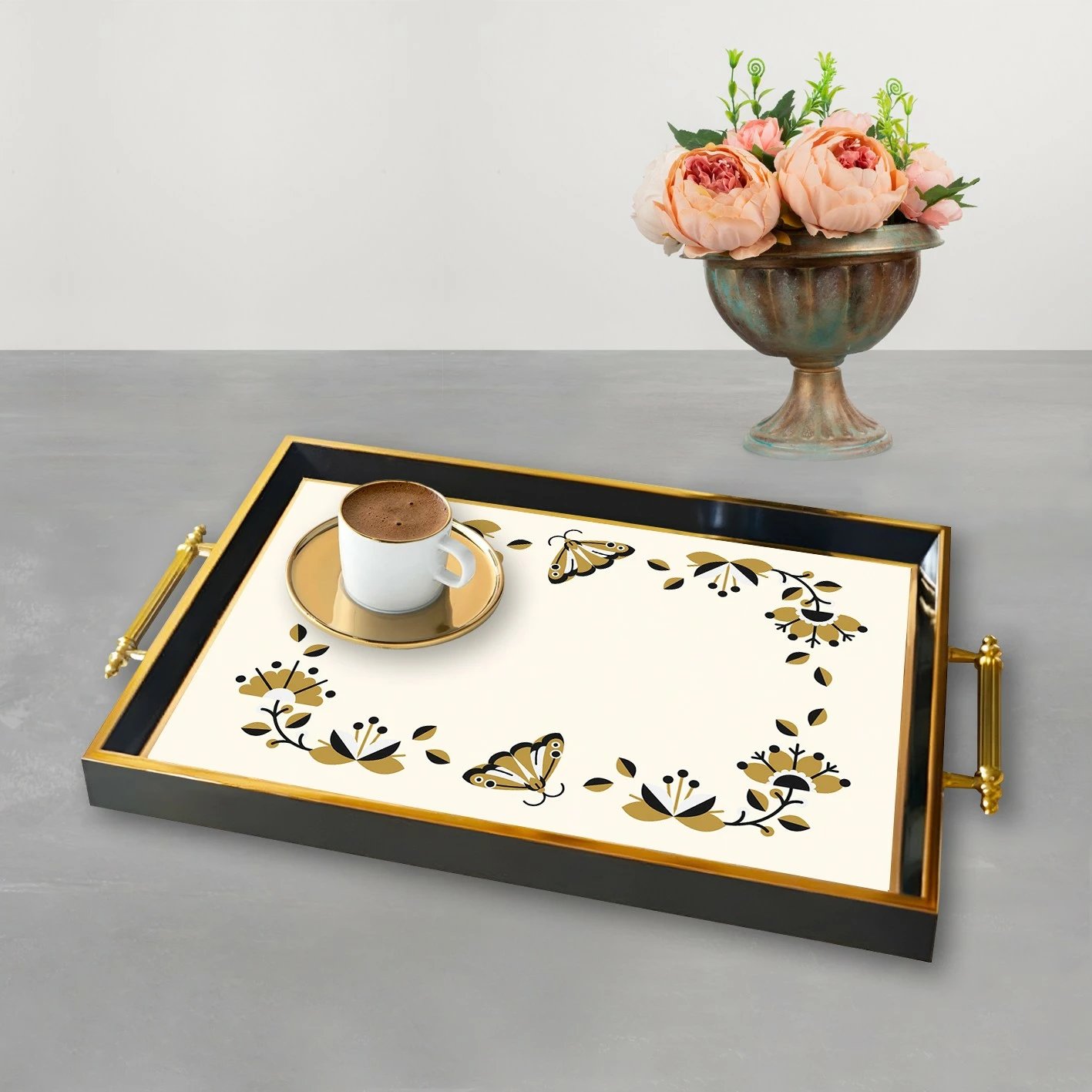 Tabaka qelqi Aberto Design, shumëngjyrëshe, TPA9930, 50x29x3.5cm