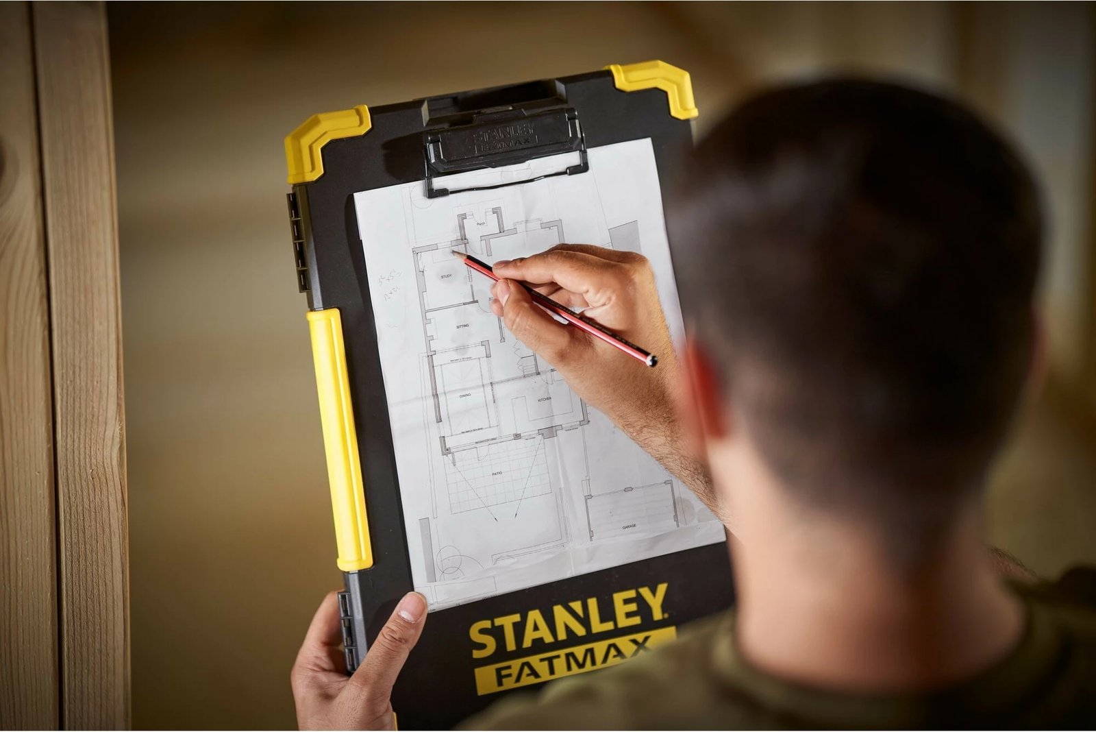 Klemmbrett Stanley FATMAX Prostack, plastikë, i zi/verdhë