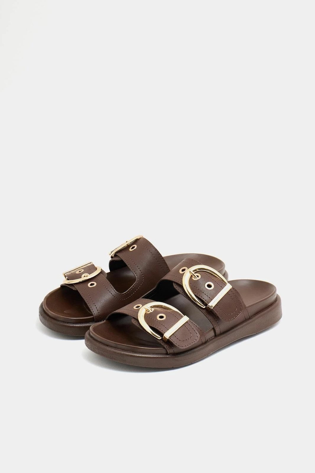 Pantofla për gra, ngjyrë kafe, Jumeon MK1340125YR20-002