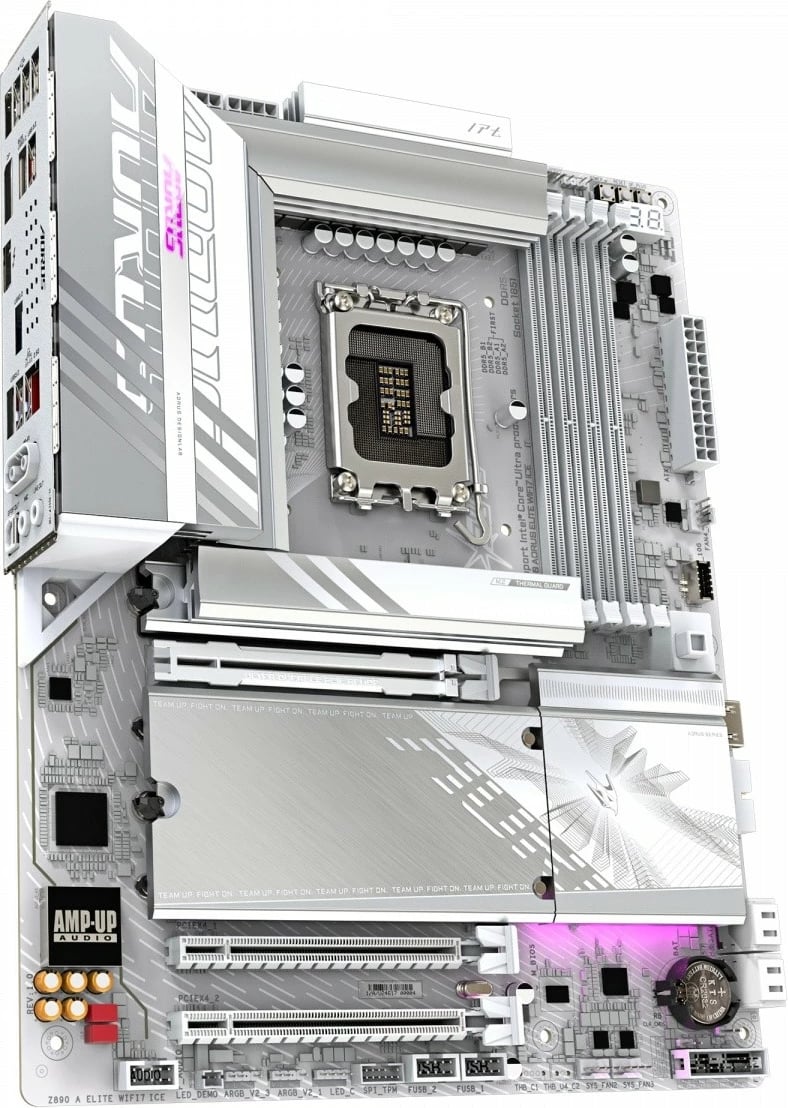 Pllakë amë Gigabyte Z890 A ELITE WF7 ICE, ATX, DDR5, Wi-Fi 7, e bardhë