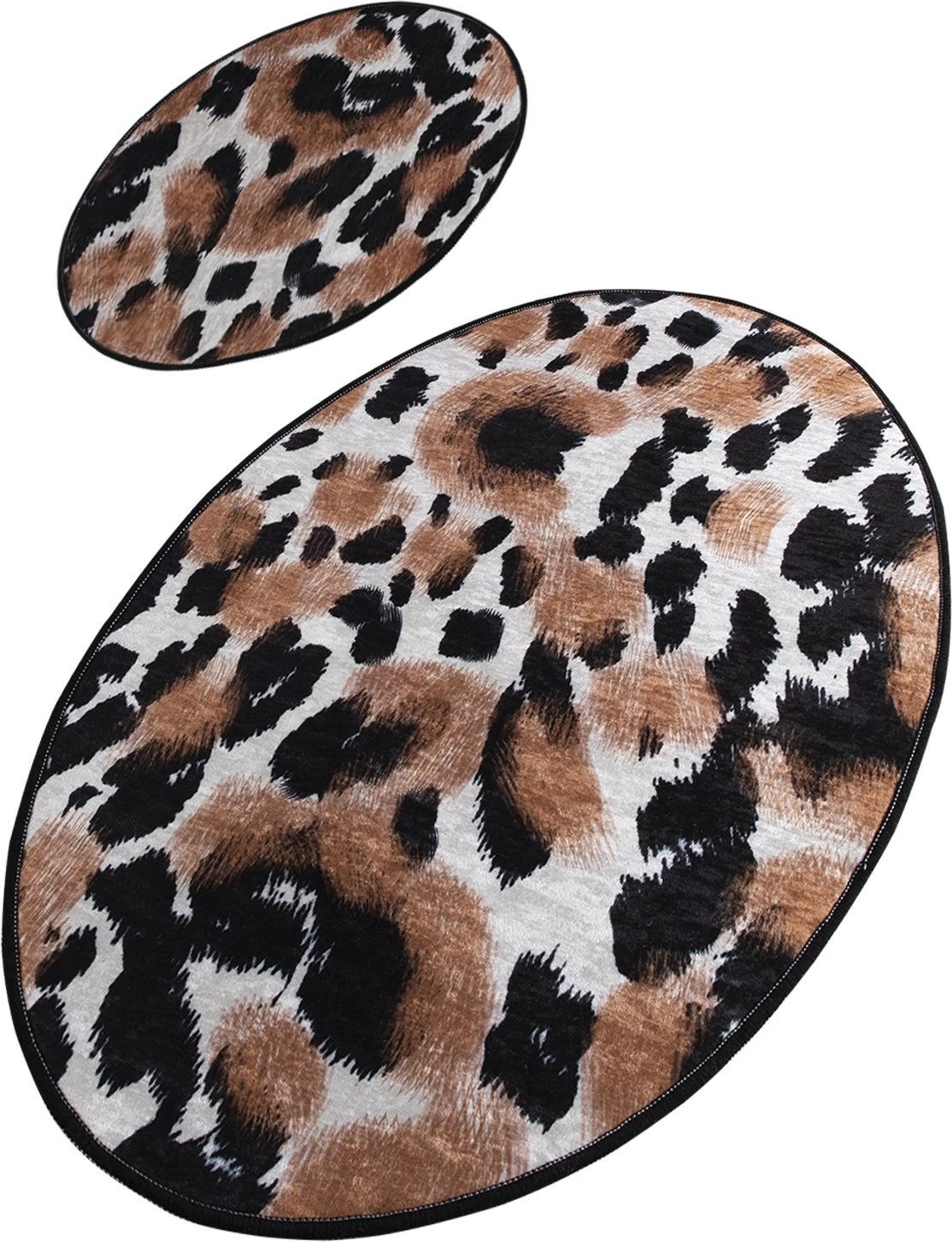 Set tapetesh banjoje (2 copë), model Mijölnir, leopard