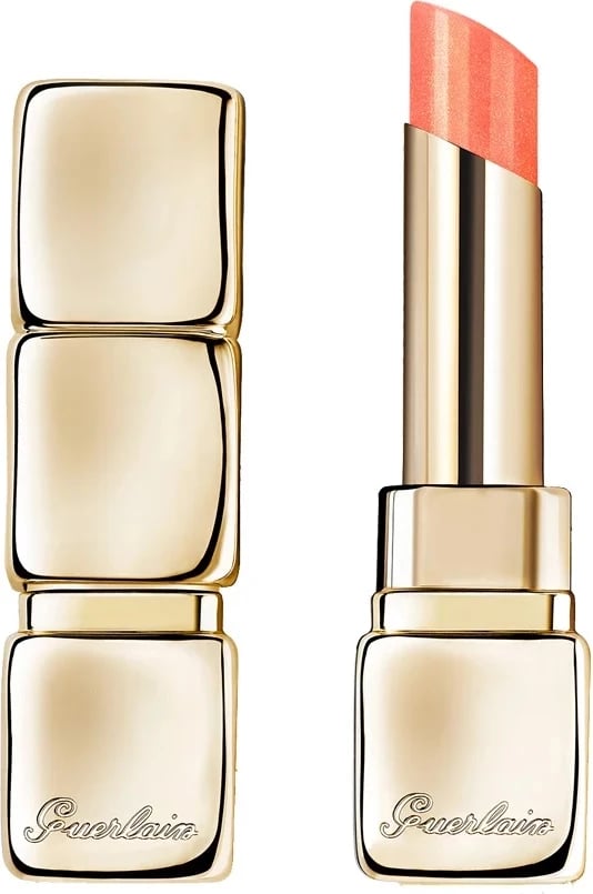 Balsam për buzë me ngjyrë Guerlain KissKiss Bee Glow për femra 389 Pearly Peach 3.2g