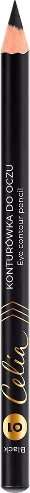 Laps për sy Celia Eye Contour Pencil 01 Black për femra, e zezë, 1 copë