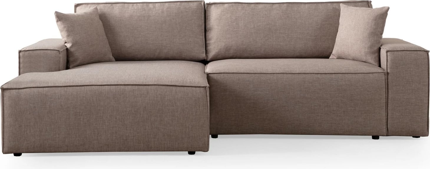 Kënd-sofë krevati Atelier del Sofa, Pırlo kënd majtas, kafe