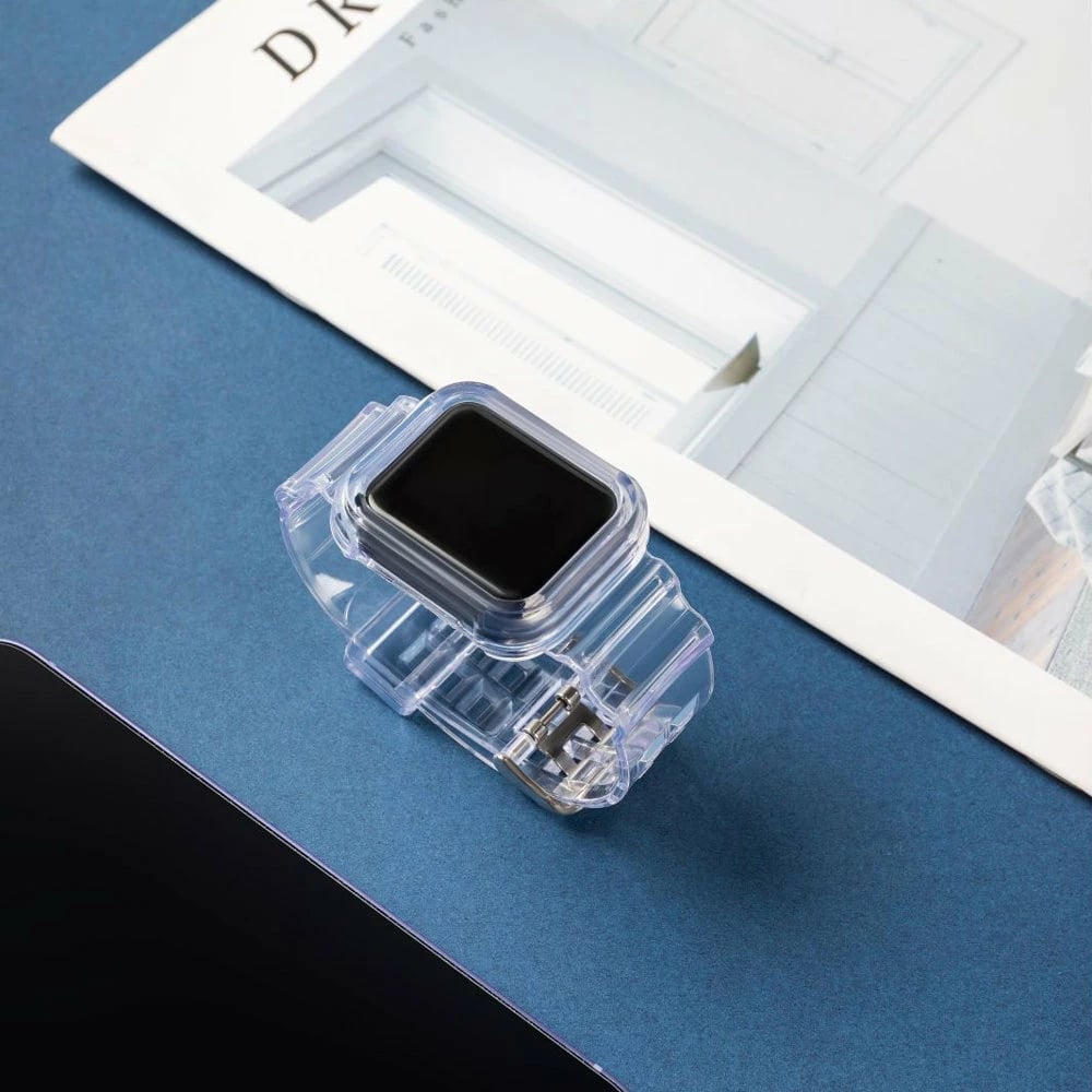 Rrip me kasë Hurtel për Apple Watch 42mm, transparent Rrip me kasë Hurtel për Apple Watch 42mm, transparent