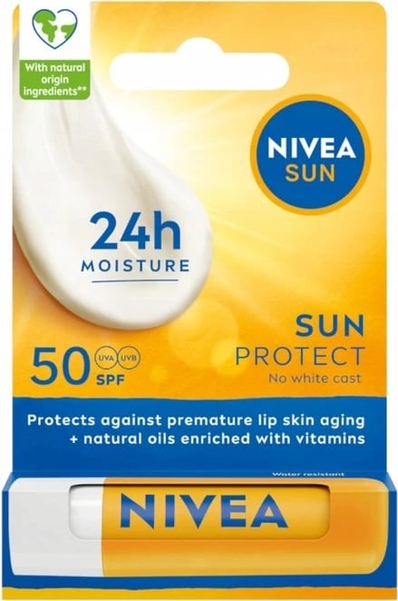 Balsam për buzë Nivea Sun Protect SPF50 për femra, 5.5ml