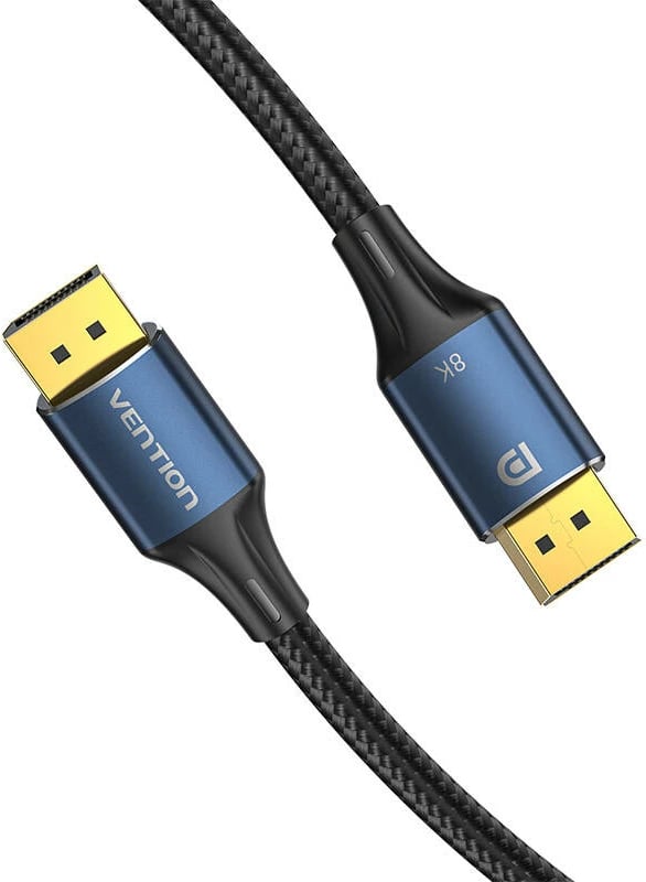 Kabllo DisplayPort Vention HCELH, 2m, 8K 60Hz/4K 120Hz, Kaltër