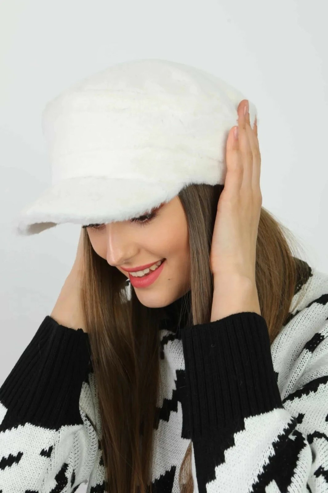 Kapelë për gra Jumeon, Spk1128, ngjyrë ecru