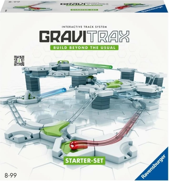 Set ndërtimi Ravensburger Gravitrax Starter Set, mbi 100 pjesë, për fëmijë dhe të rritur