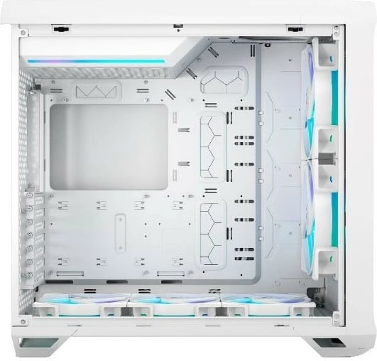 Kasë Fractal Design Torrent White RGB TG Clear Tint, Midi Tower, Tempered Glass, e bardhë