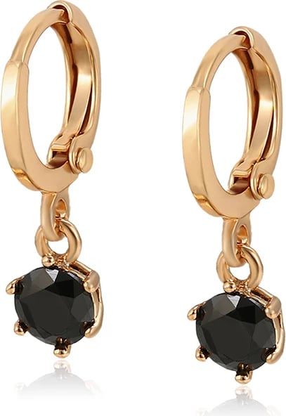 Vathë të praruar në ari 18 karatësh V18KAZ, ari/zi