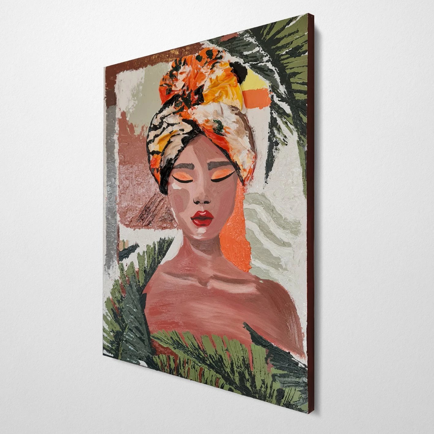 Pikturë dekorative me vaj, Wallity, OPL1962078325, shumëngjyrëshe, 50x70cm