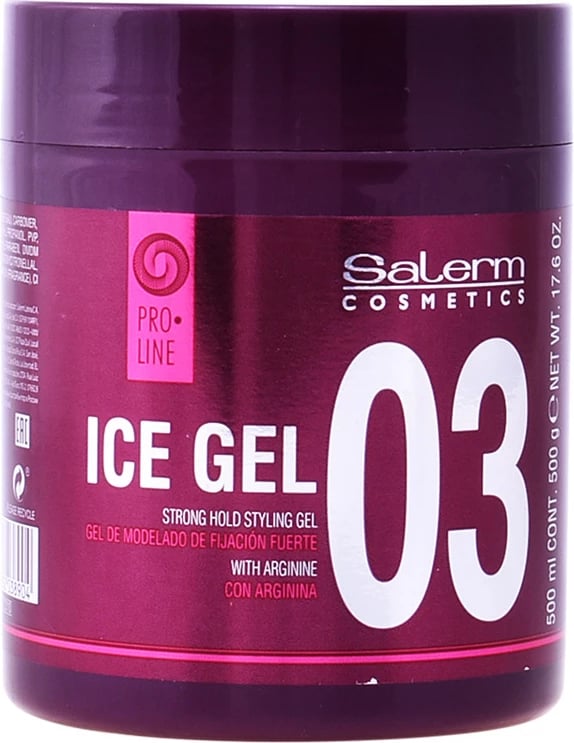 Xhel për stilim flokësh Salerm Cosmetics Proline Ice Gel 03 uniseks 500ml
