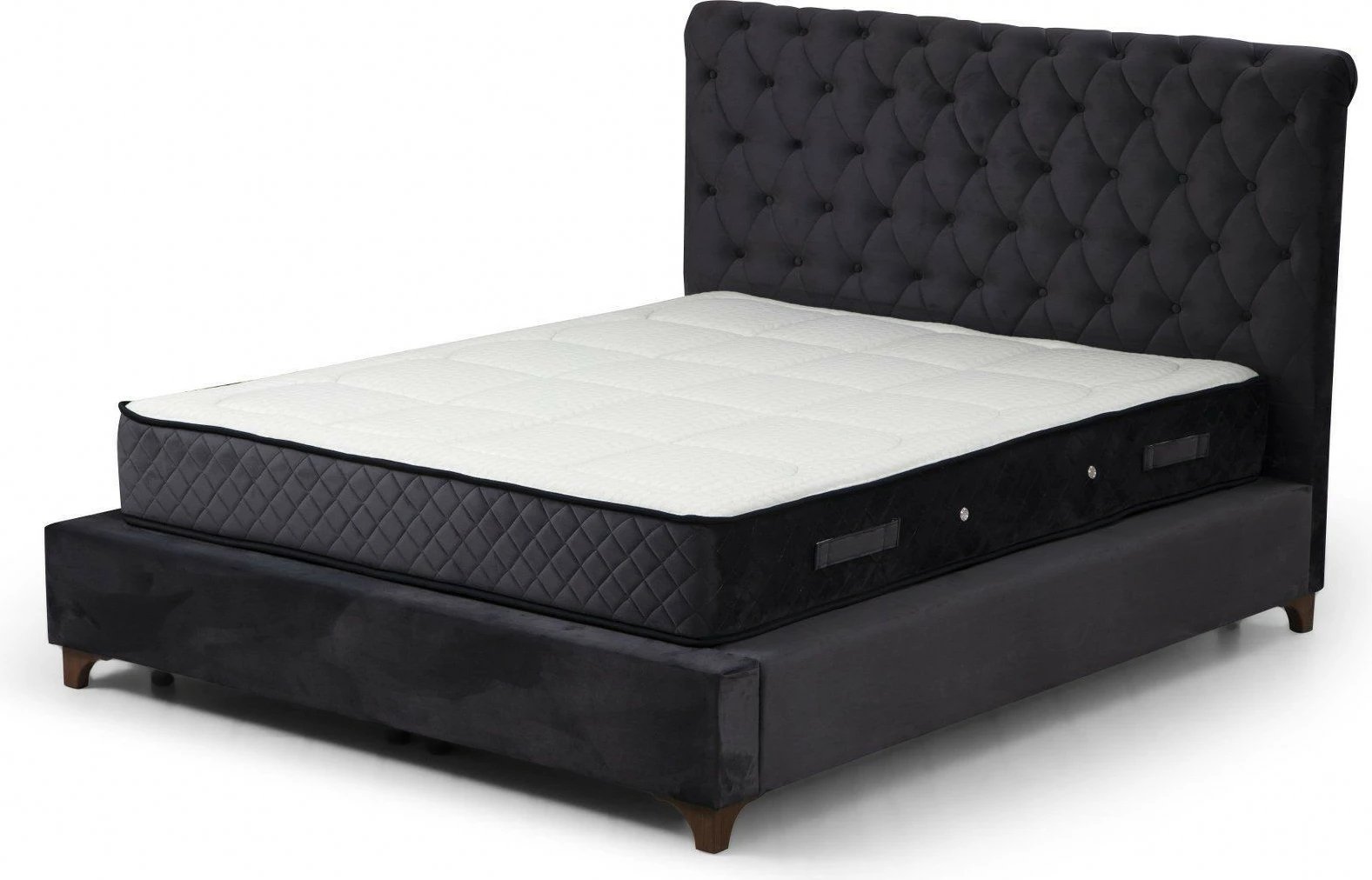 Set dysheku, baza dhe shtrati Skye Decor, deluxe, 150x200, ngjyrë antracit