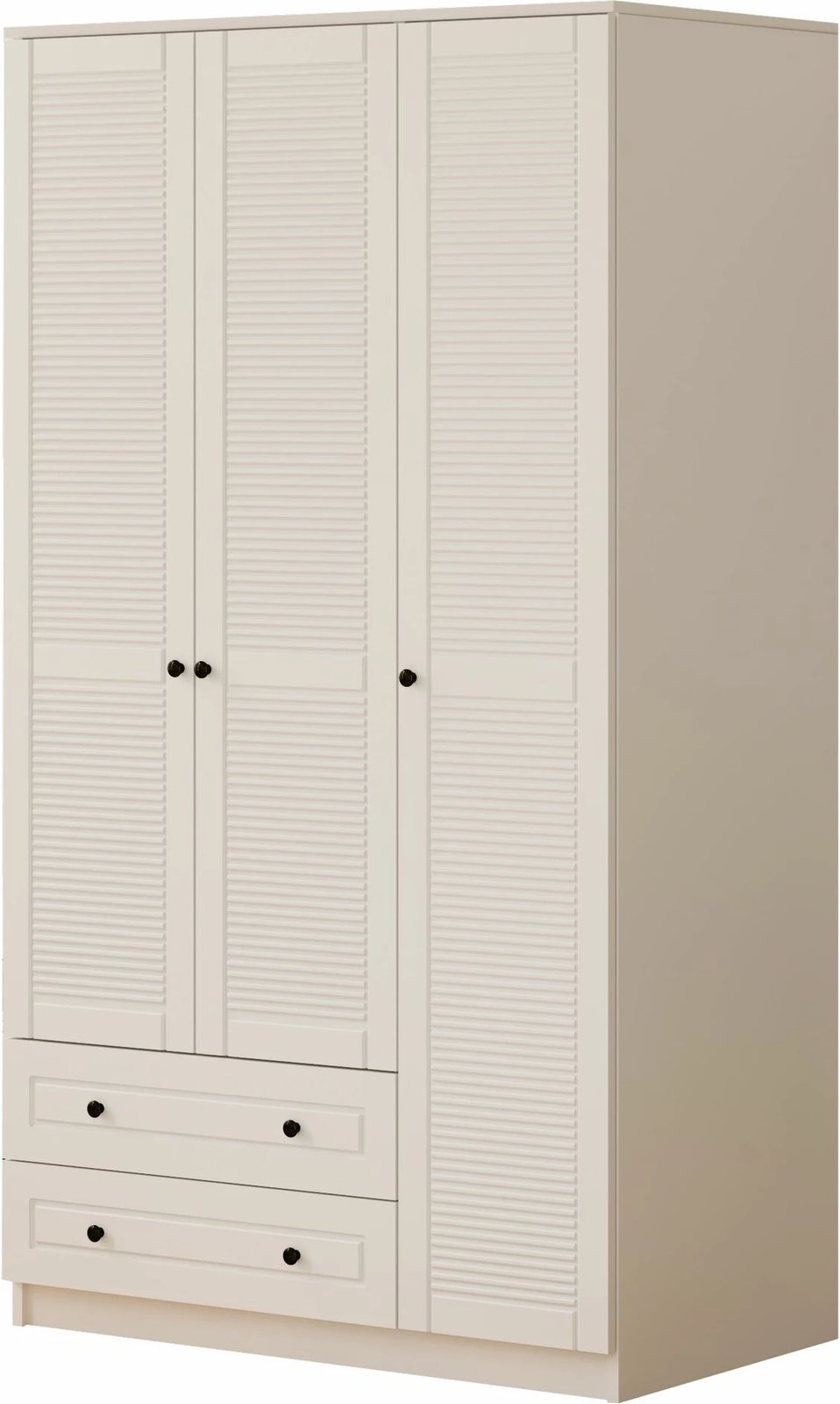 Dollap rrobash Skye Decor, ngjyrë e bardhë mat, Rb-062-01