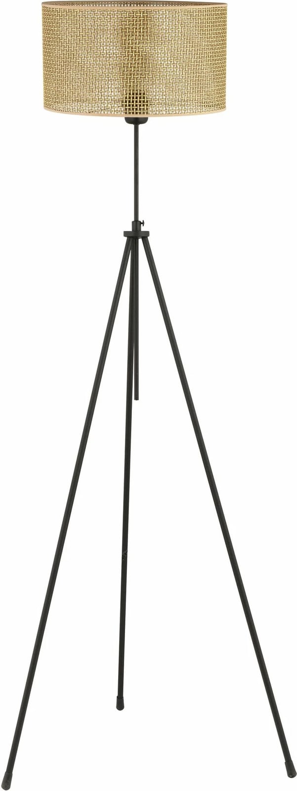 Llambë dyshemeje Opviq, 20351, ngjyrë e zezë, lartësi e rregullueshme