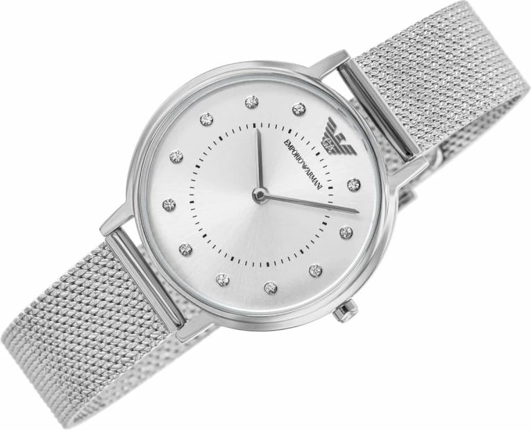 Orë dore për femra Emporio Armani Kappa, argjendi