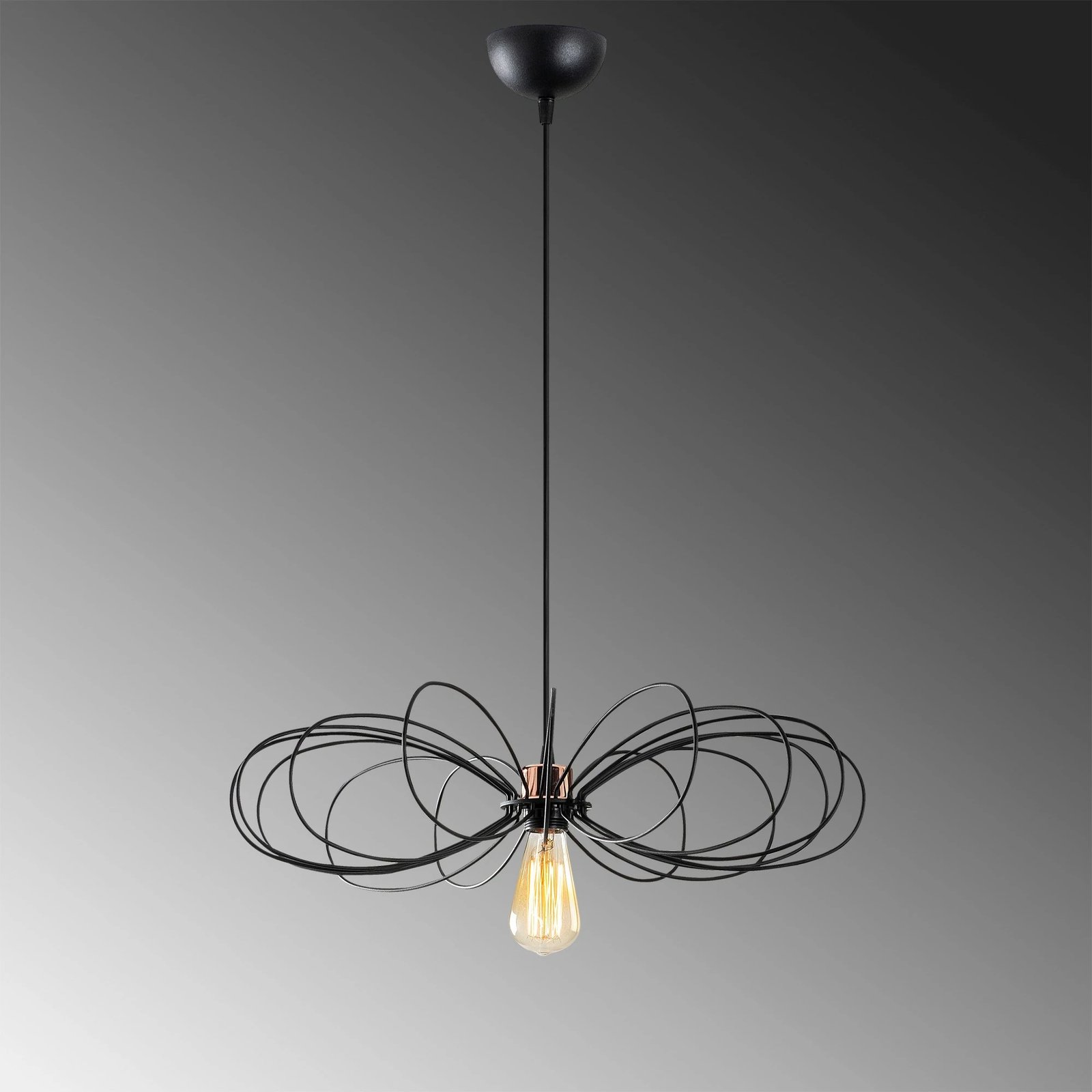 Llambë tavani industriale, ngjyrë e zezë, Opviq Hemdem 707-S Llambë tavani industriale, ngjyrë e zezë, Opviq Hemdem 707-S