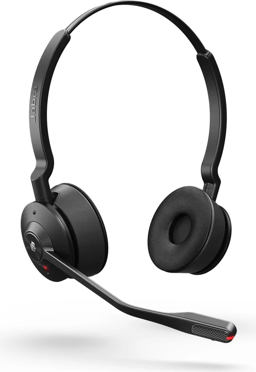 Kufje Jabra Engage 45 SE, wireless, stereo, mikrofon boom, e zezë