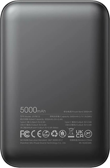 Powerbank Joyroom JR-PBF13, 5000mAh, e zezë