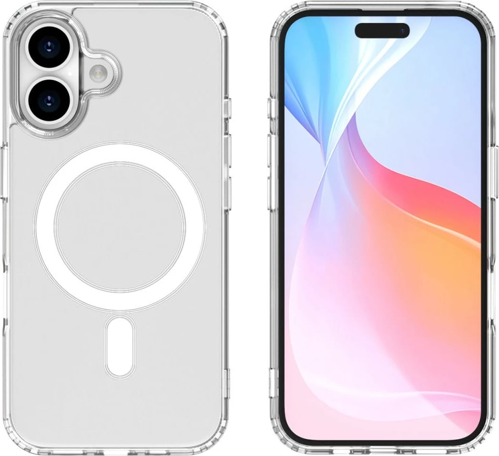 Mbështjellës 4smarts 360° Premium për Apple iPhone 16 Plus, MagSafe-kompatibil, Transparent