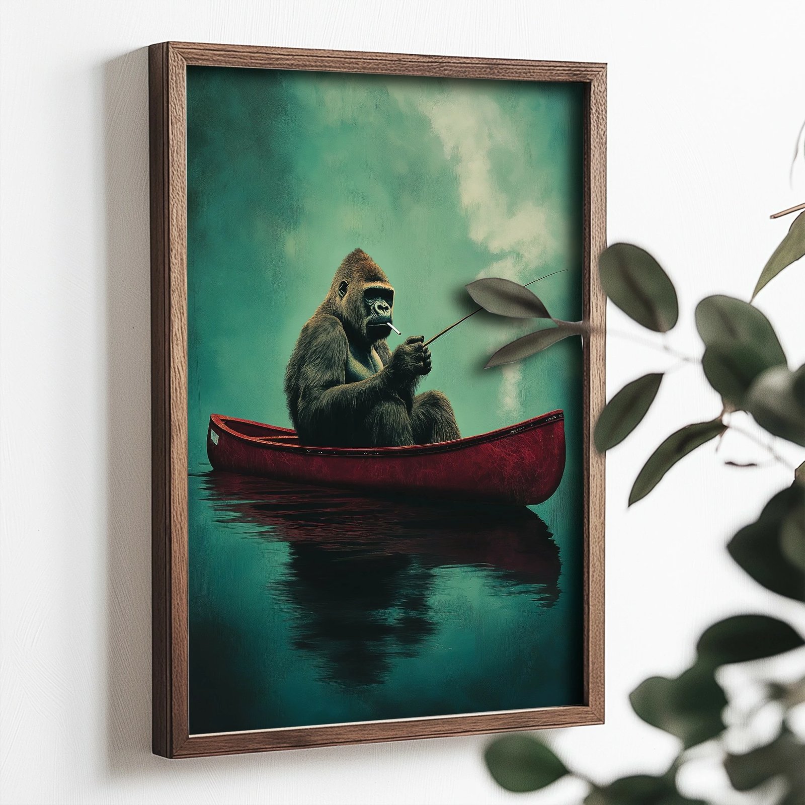 Pikturë dekorative me kornizë MDF, Wallity, TUN044-XL, shumëngjyrëshe, 50x70x3.5cm