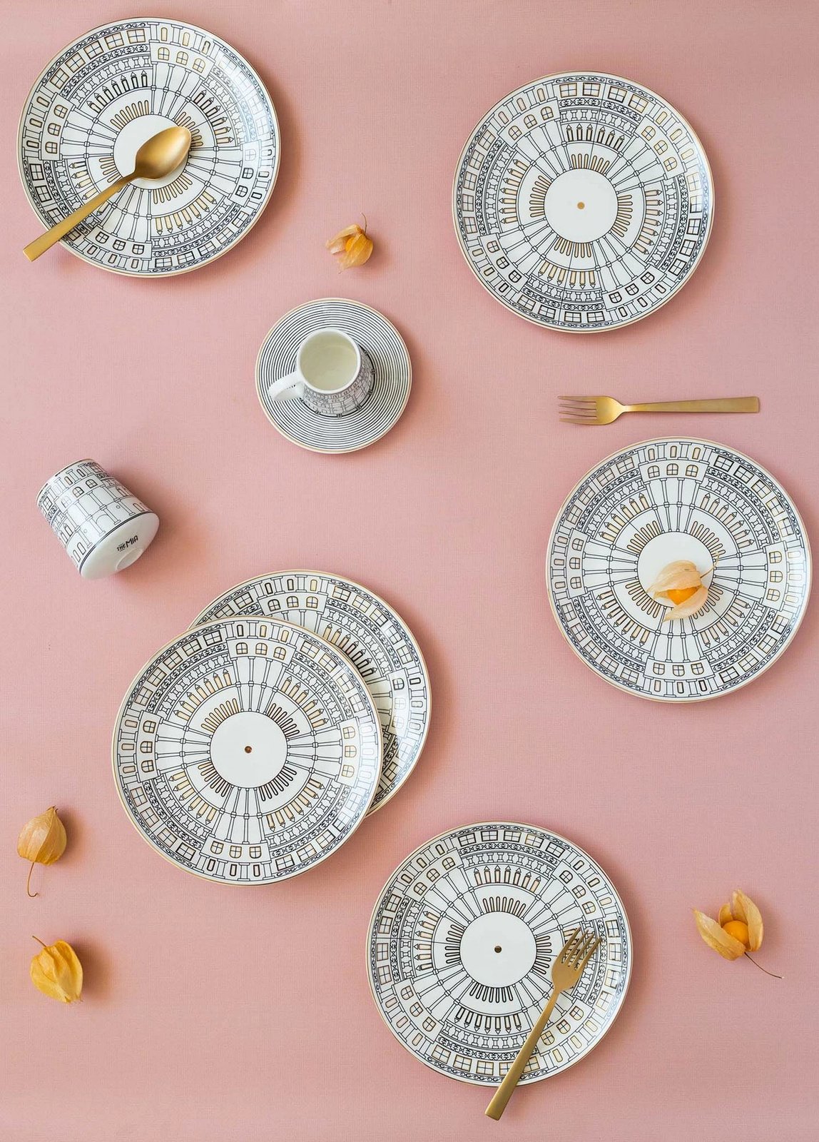 Set pjatash për ëmbëlsira (6 copë), Hermia, DNR0079