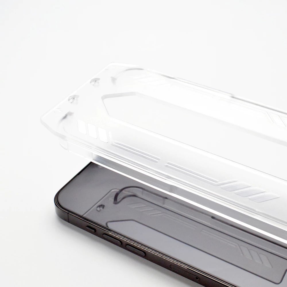 Xham i temperuar Wozinsky Premium Glass me kornizë montimi për iPhone 15 Pro, zi