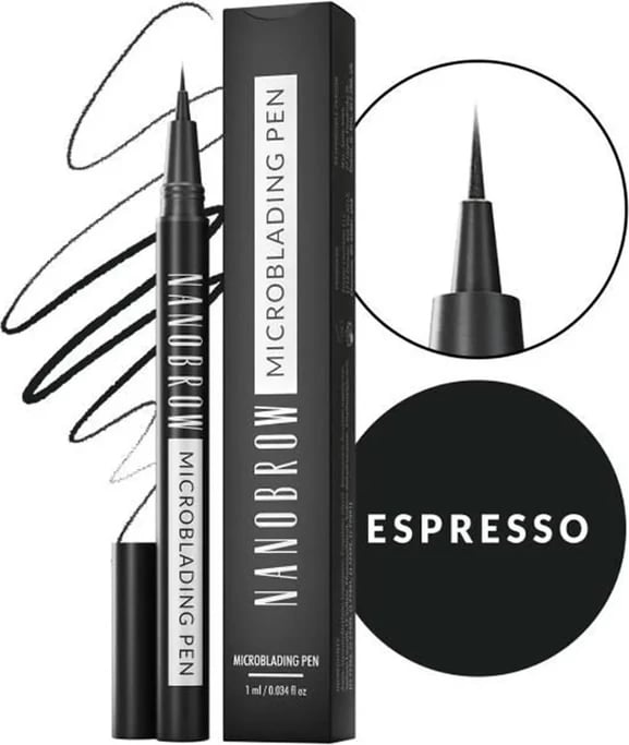 Laps për vetulla Nanobrow Microblading Pen Espresso 1ml unisex