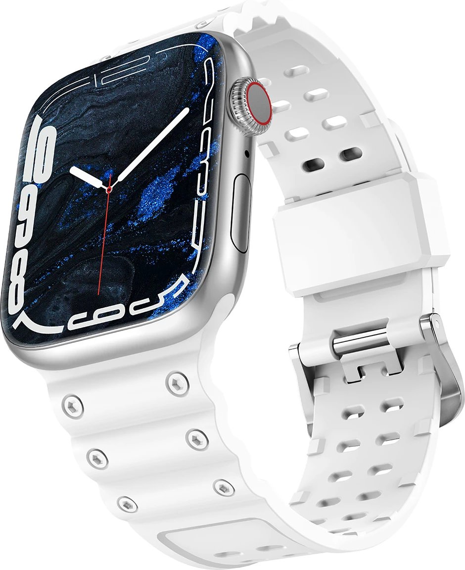 Rrip për Apple Watch Hurtel Strap Triple Protection, 38/40/41mm, i bardhë