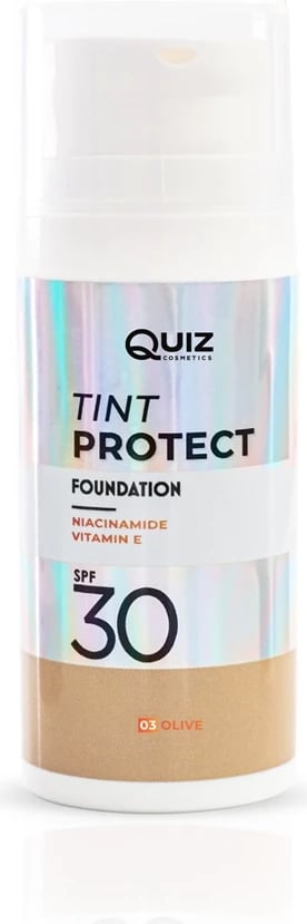 Fondatinë për femra Quiz Cosmetics Tint Protect Foundation SPF30 N°03 Olive, 30ml