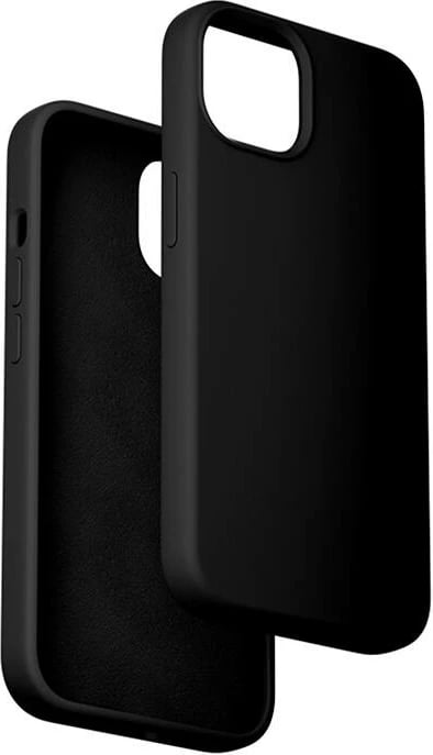 Mbështjellës Vention KUEB0-10 për iPhone 14, silikon i lëngshëm, MagSafe, zi