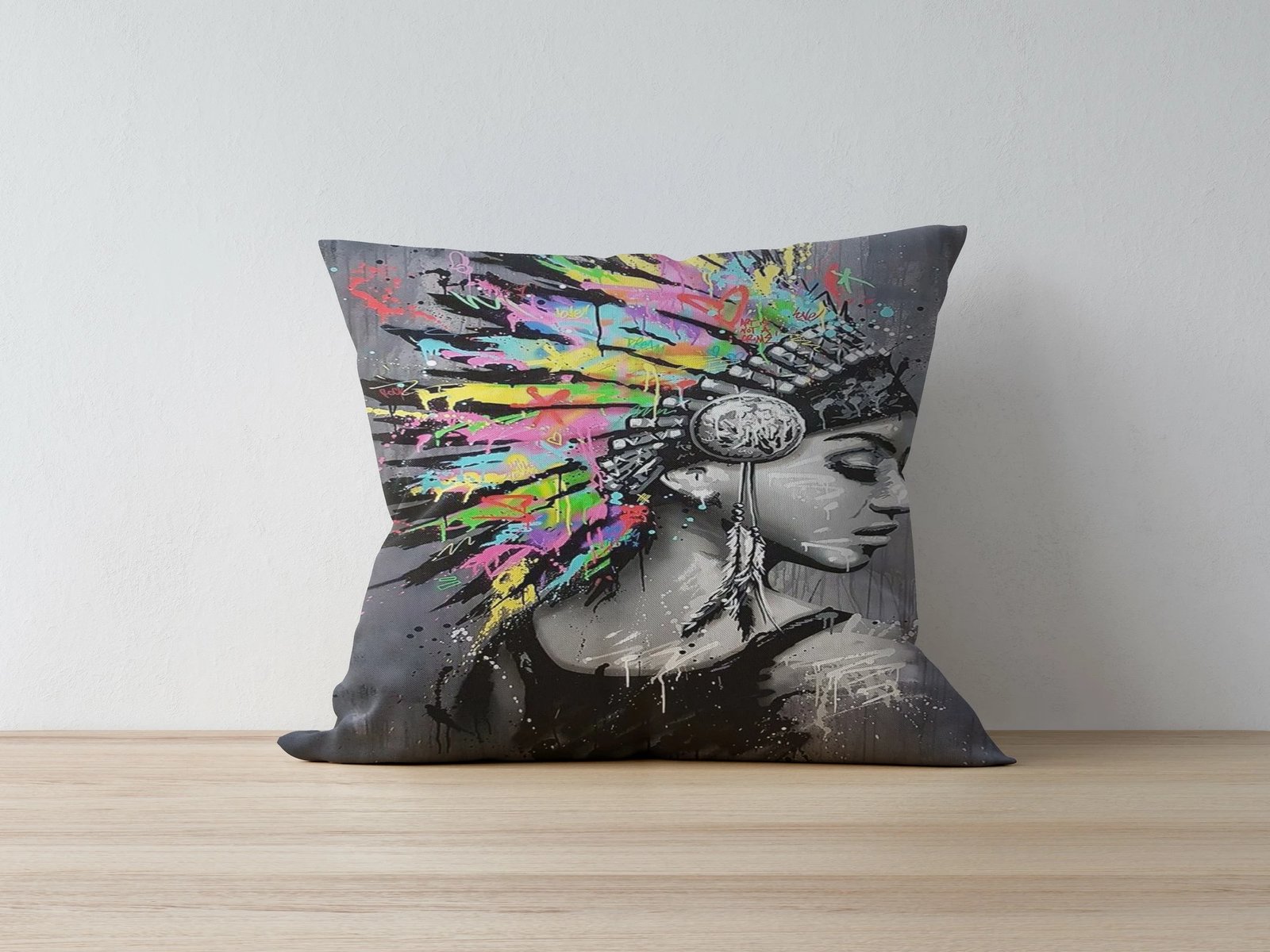 Jastëk dekorativ Aberto Design, a1178, shumëngjyrësh, 43x43cm