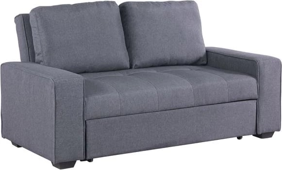 Divan/Shtrat Kanna 2 vendesh FH3082.10 me pëlhurë gri 176x102x91 cm