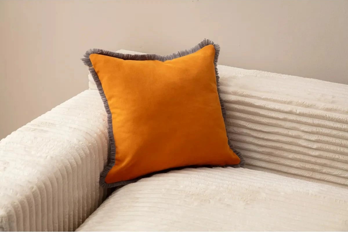 Jastëk mbulesë portokalli, Evila Originals, 43x43cm