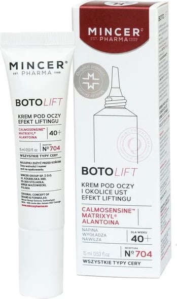 Krem për sy dhe buzë për femra Mincer Pharma Botolift Eye and Lip Area Cream No.704, 15ml