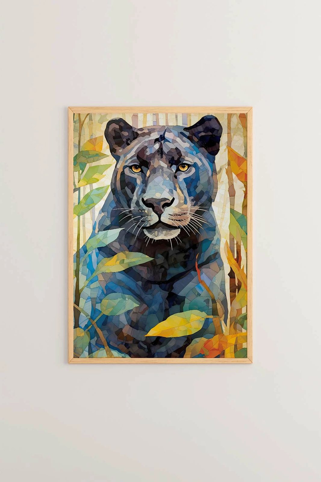 Pikturë dekorative me kornizë, shumëngjyrëshe, Wallity, Mscartmdl20