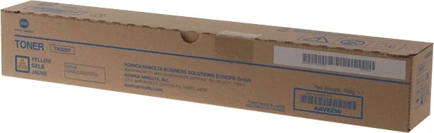 Toner Konica Minolta TN328Y AAV8250 (AAV825A) rendiment 28000 faqe standard verdhë