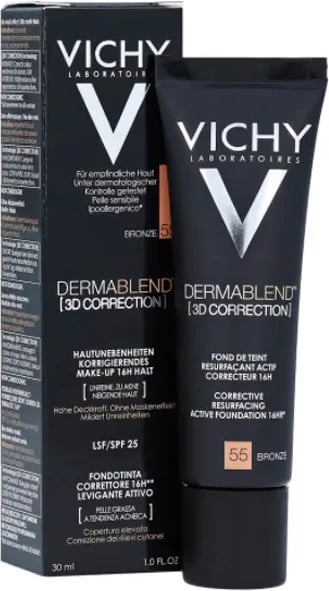 Fondatinë Vichy Dermablend 3D Correction 55, 30ml Bronze unisex