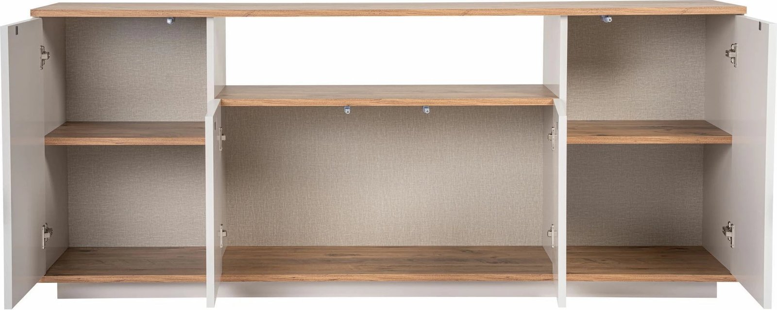 Konsol Skye Decor, Arista, ngjyrë cashmere dhe Atlantic Pine