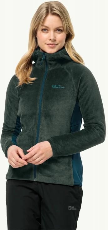 Jakne për femra Jack Wolfskin, e gjelbër