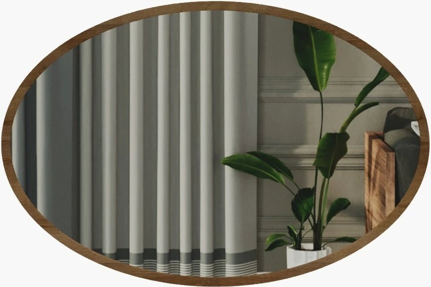 Pasqyrë dekorative Skye, ngjyrë lisi Sapphire, Beyo