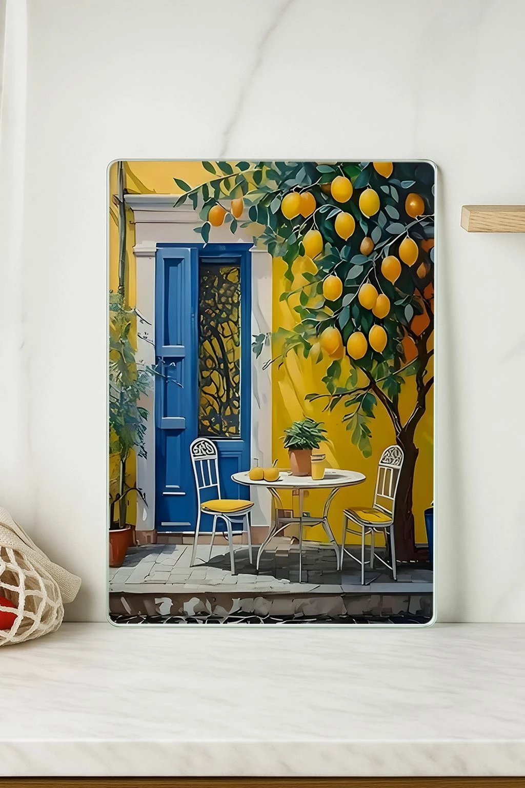 Dërrasë prerëse Hermia, qelq i temperuar, shumëngjyrëshe, 30x40cm Dërrasë prerëse Hermia, qelq i temperuar, shumëngjyrëshe, 30x40cm