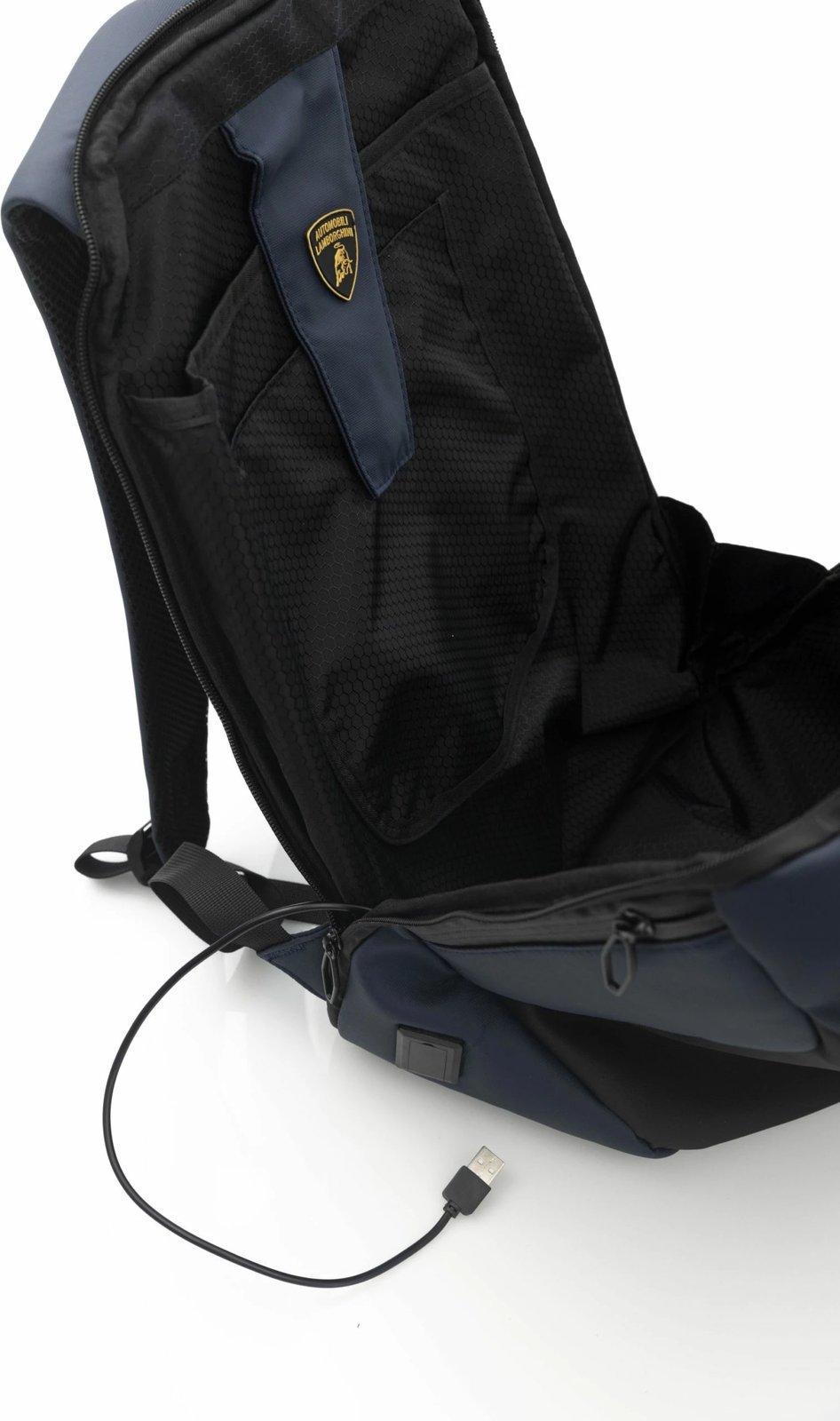 Çantë shpine për meshkuj Automobili Lamborghini, e kaltër